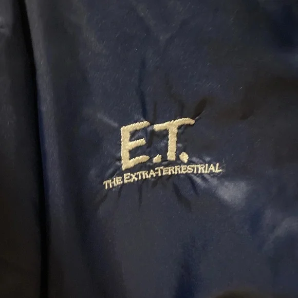 Vintage ET the Extra Terrestrial Pepsi Promo Jacket Satin Blue XL USA Made RARE - Picture 2 of 11